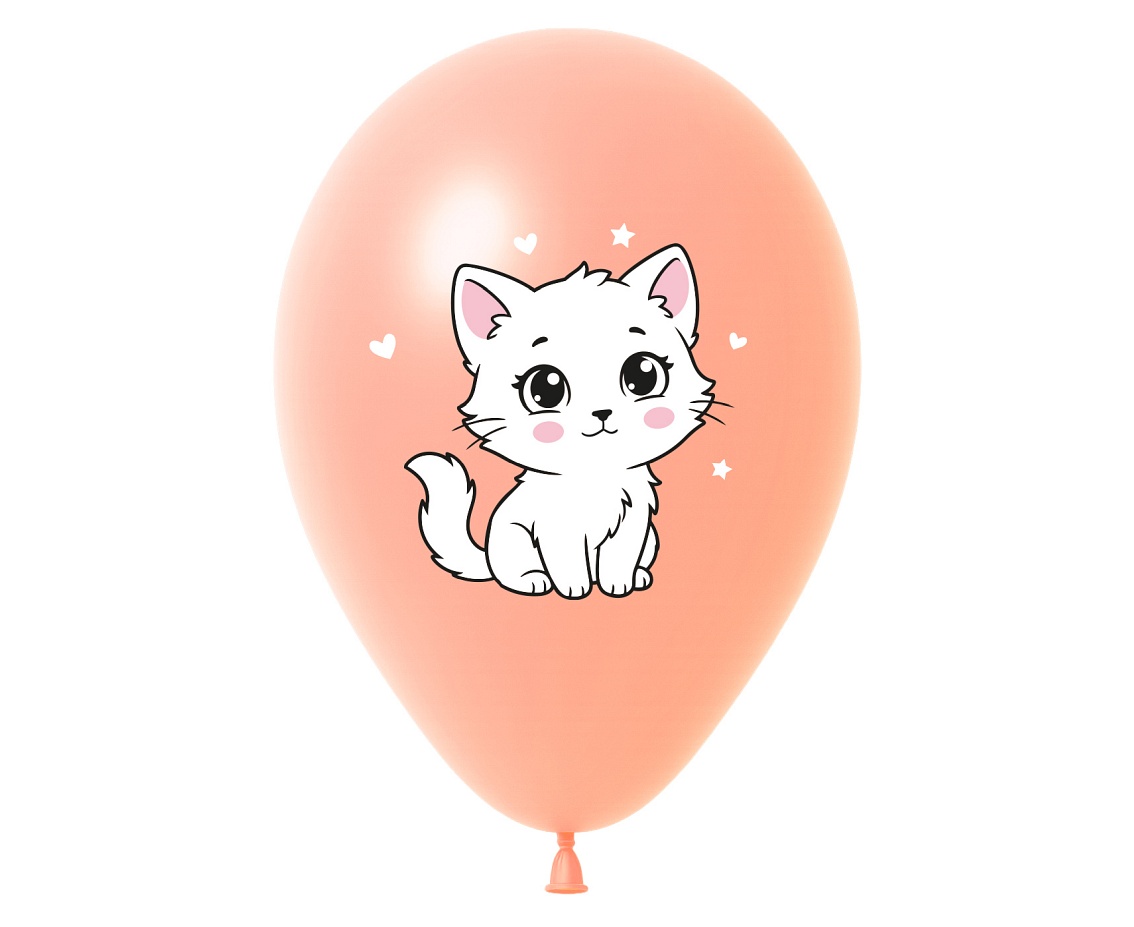 Balony Kotek, 12" , 5 szt.